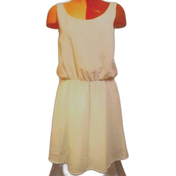 H&M Divided Light Aqua Flowy Ballet Mini Dress Sz 12 - Picture 1 of 8